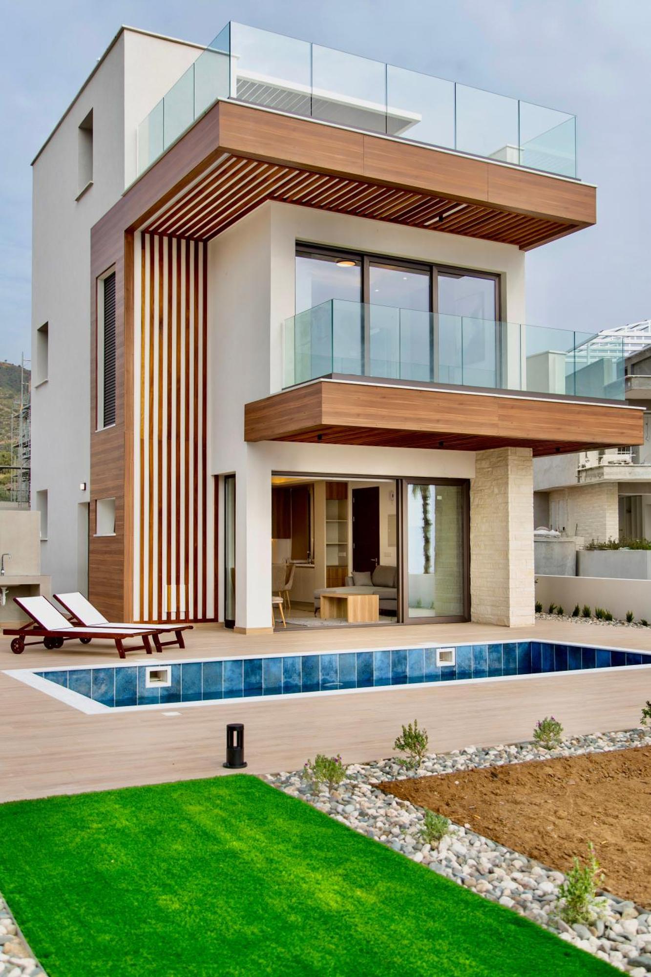 Santa Barbara Seafront Villas W Jacuzzi Pool Пафос Экстерьер фото